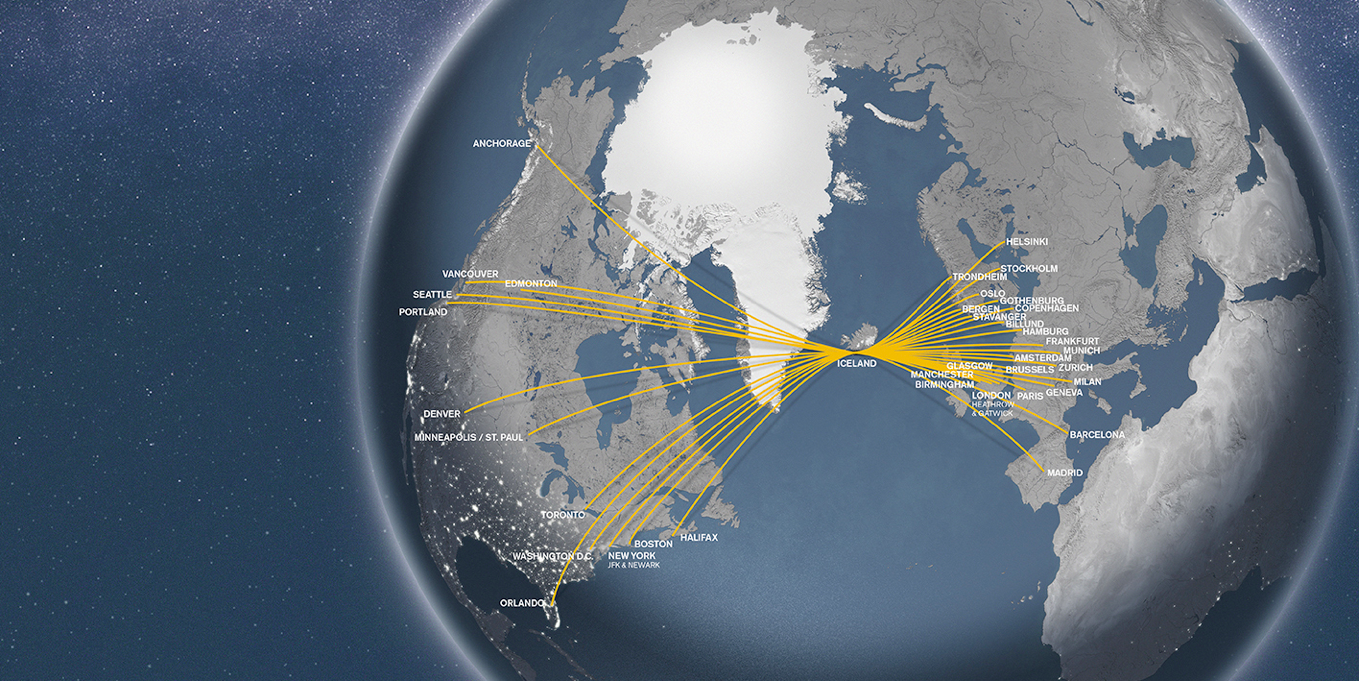 Icelandair-Routemap